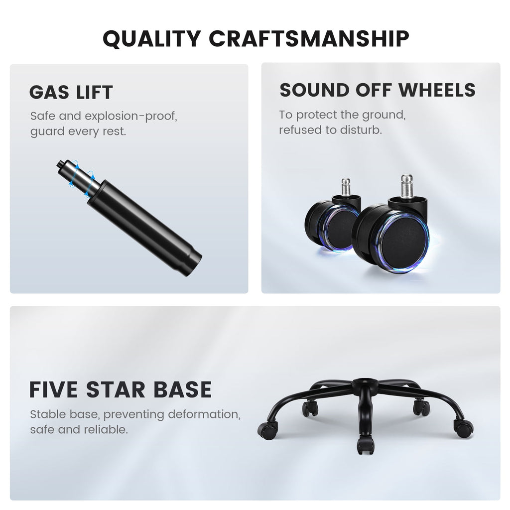 Mainstays Executive Ergonomic High Back Leather Home Office Desk Chair, Black