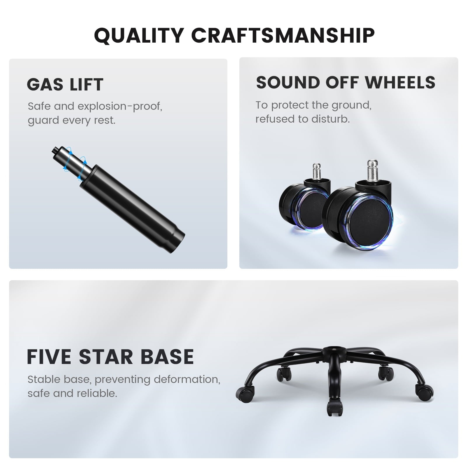 Mainstays Executive Ergonomic High Back Leather Home Office Desk Chair, Black